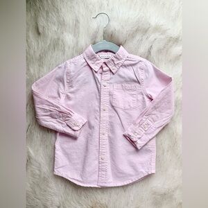 Janie and Jack Light Pink Button-Down Shirt